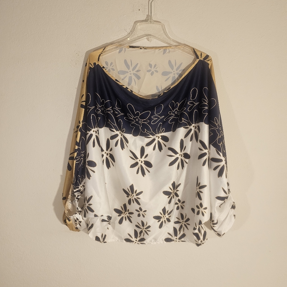Reaseral Woman's Floral Party Blouse